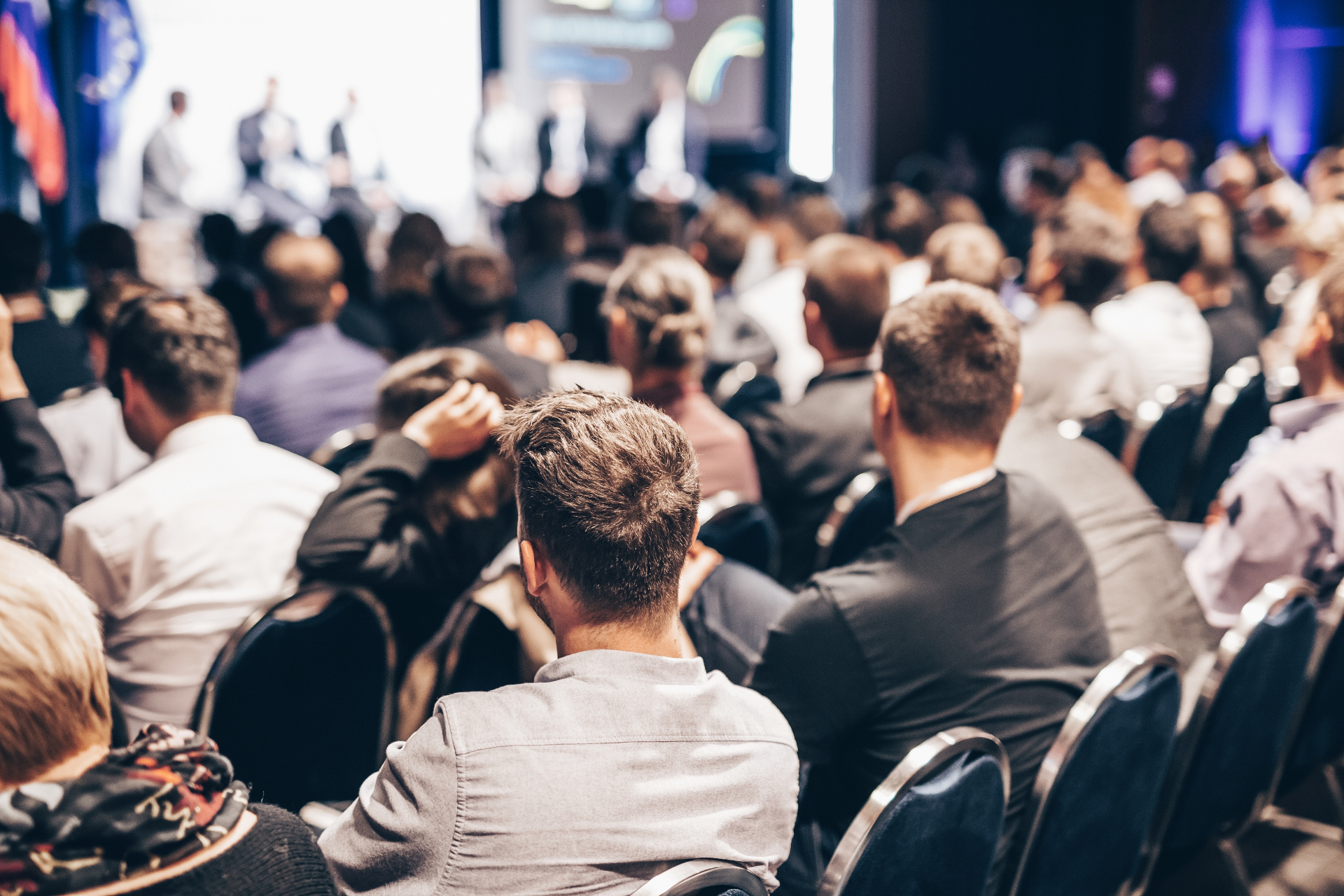 Platea di un congresso scientifico