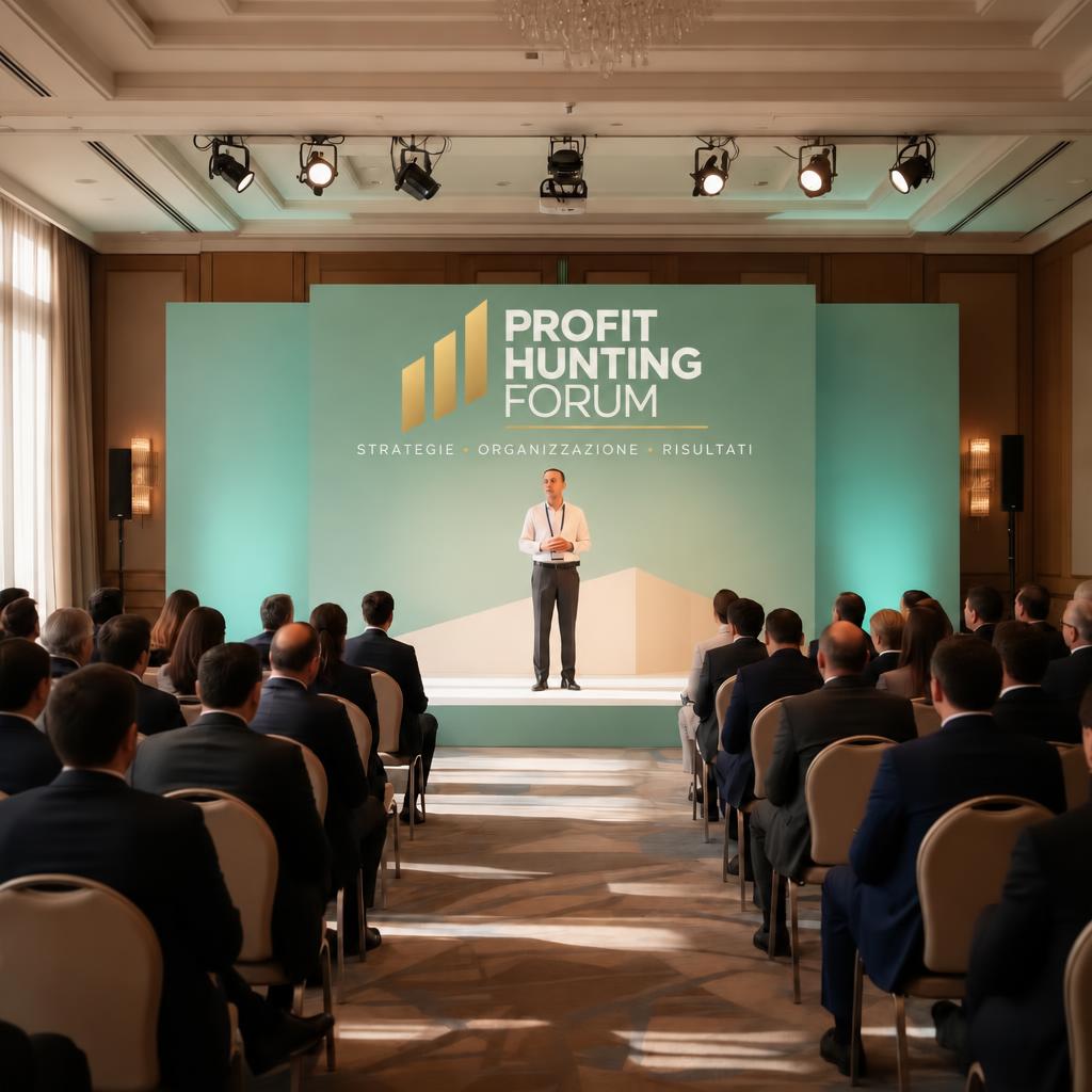 Sessione plenaria del Profit Hunting Forum